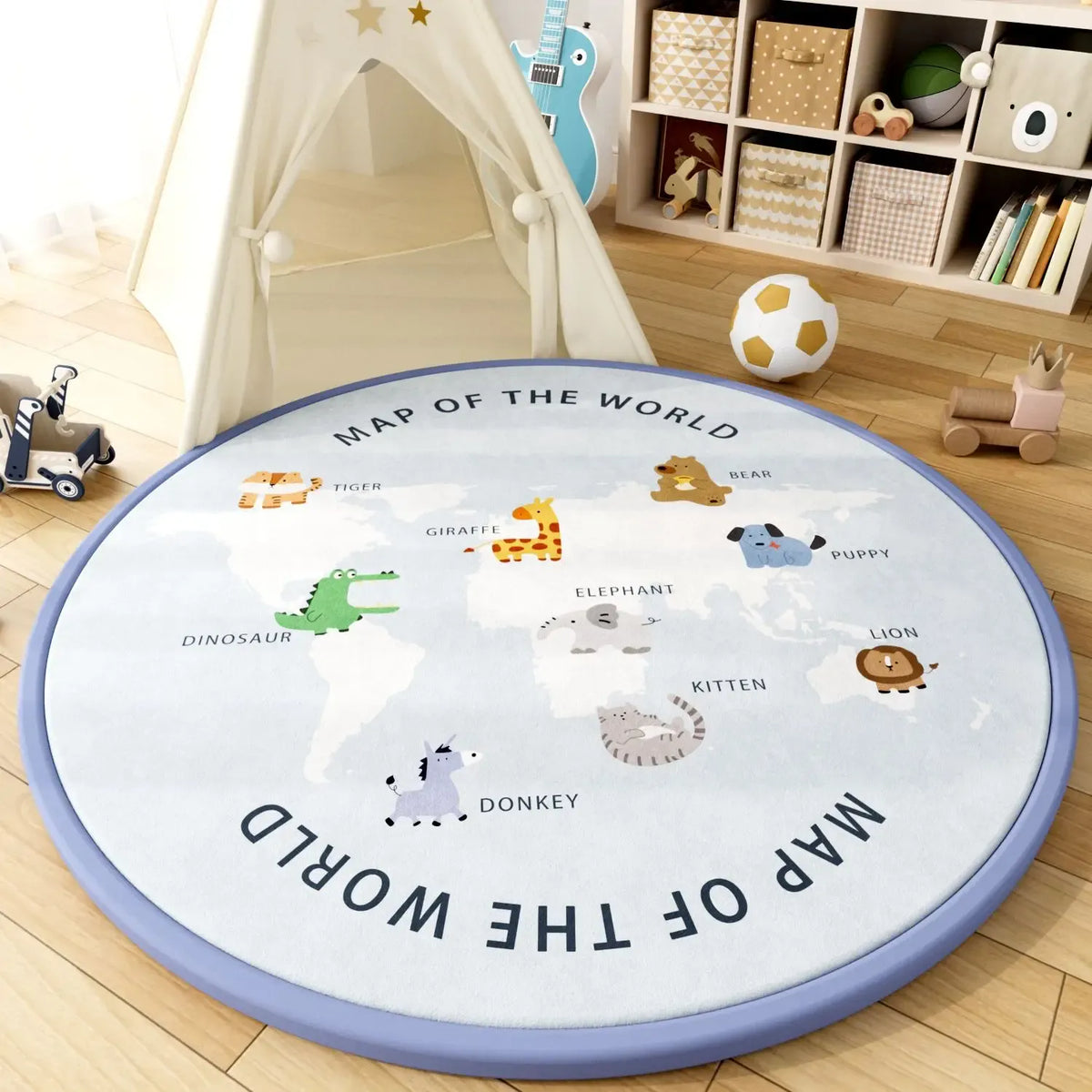 Mon Tapis d'Eveil Tapis d'éveil rond  2,5 cm d'épaisseur
