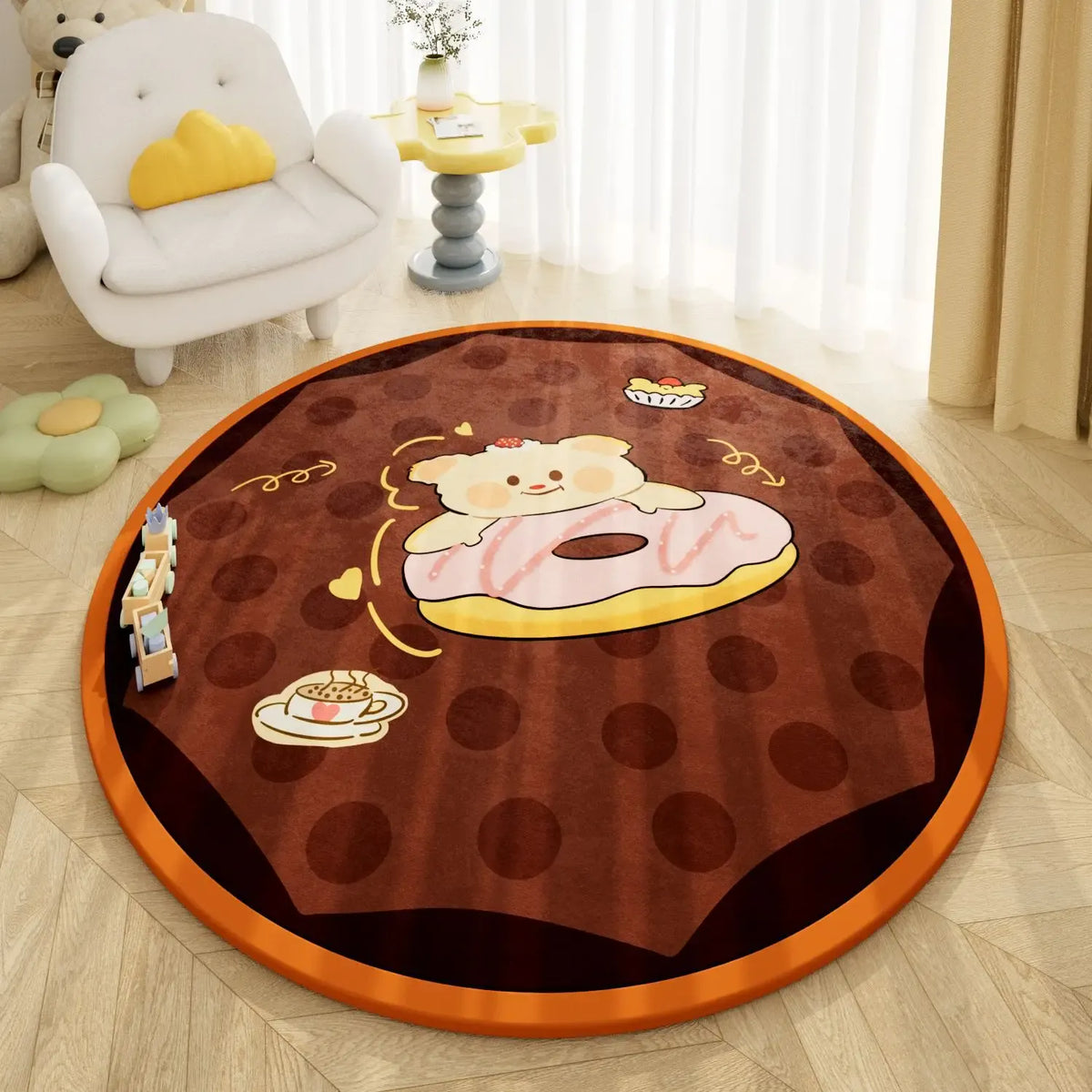 Mon Tapis d'Eveil Tapis d'éveil rond  2,5 cm d'épaisseur